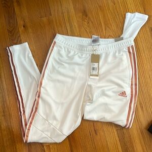 Women’s small white Adidas aero ready